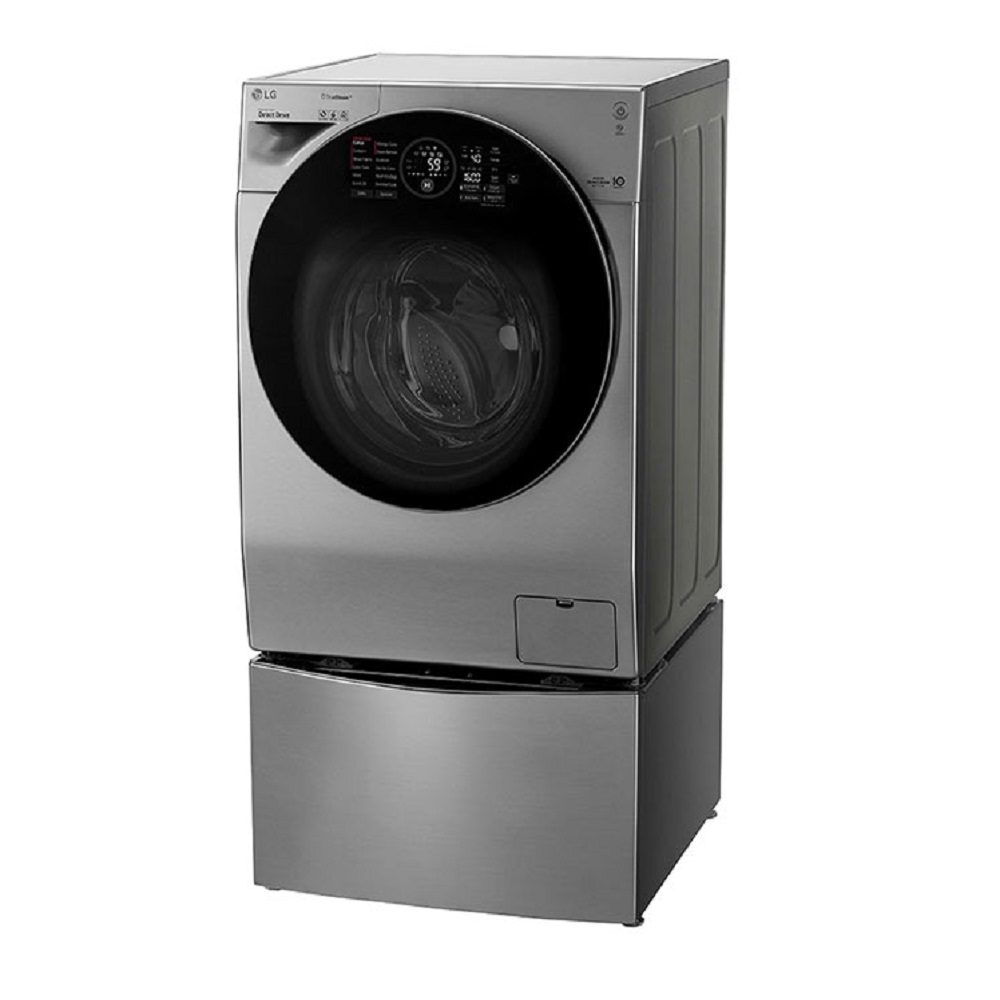 Máquina de lavar e secar roupa 12/7 Kg LG WD12WVC4S6 AI DD 