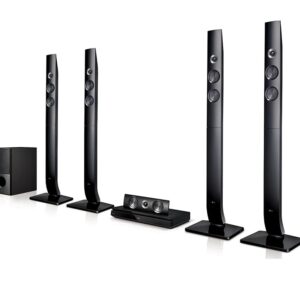 Home Theater System LG Home Cinema 5.1 CH 1200W c/ DVD CD Bluetooth e USB | LHD756